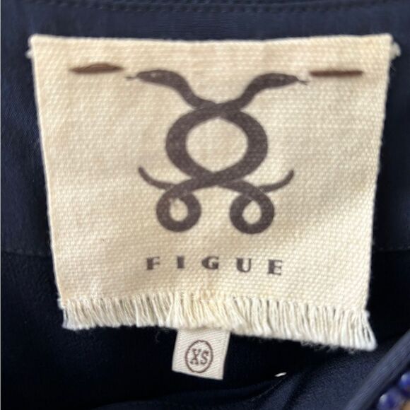 Figue Silk Mini Dress with Shells and Feathers - Picture 6 of 6